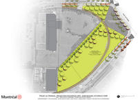 Plan – Vue agrandie de l’espace occupé par le nouveau parc