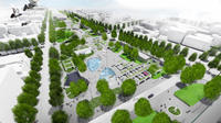 Plan d'ensemble du projet d'aménagement du square Viger