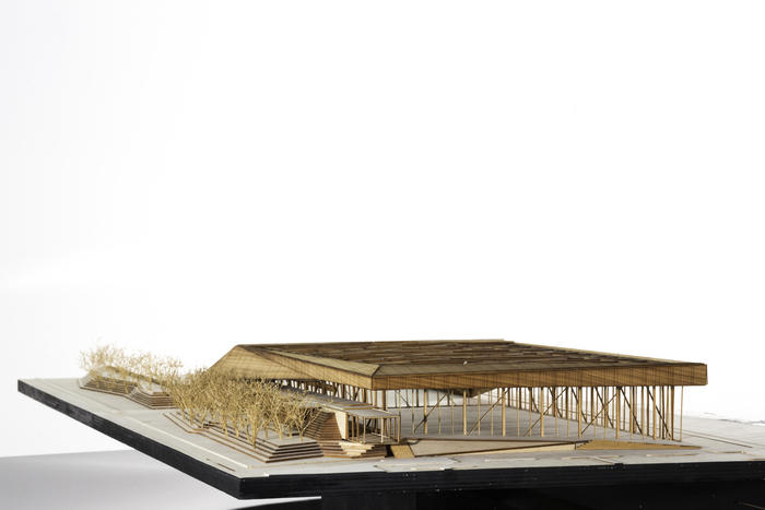 Maquette du Stade - crédit Saucier & Perrotte