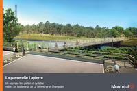 Concept de la future passerelle Lapierre